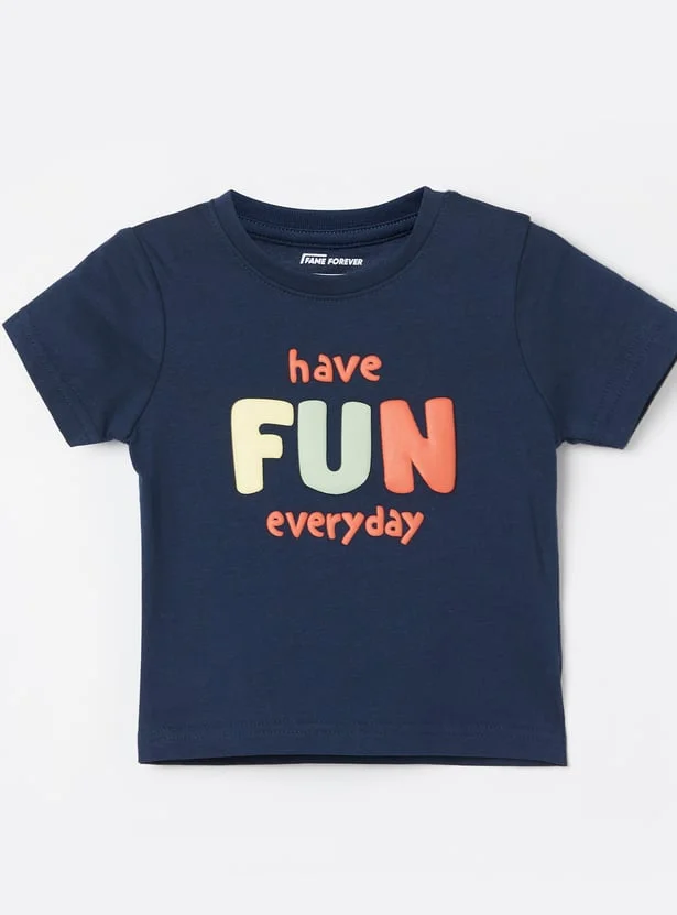 FAME FOREVER Boys Printed T-shirt